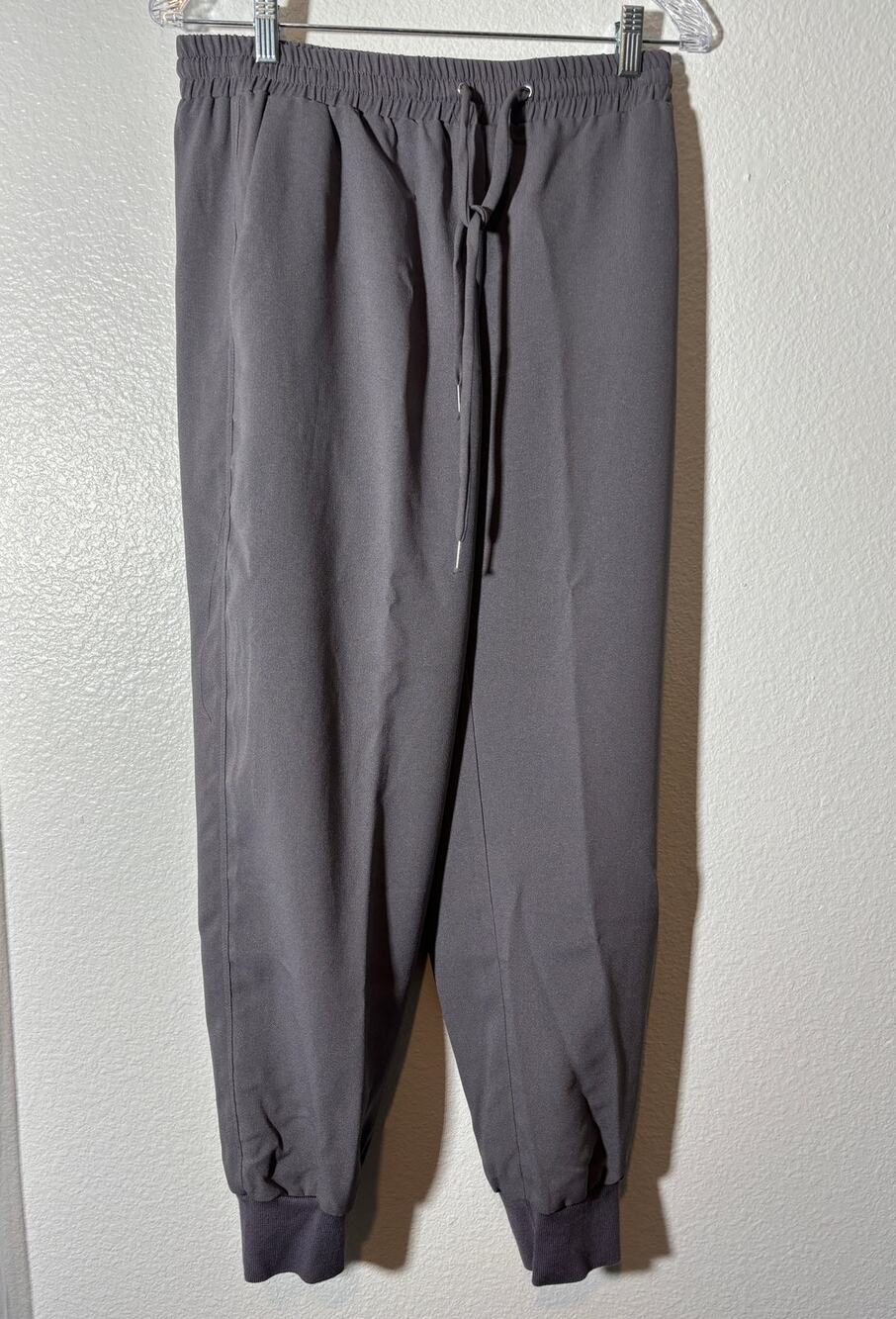 Shinestar Gold Women's Size XL Gray Pull-On Elastic Waist Jogger Pants